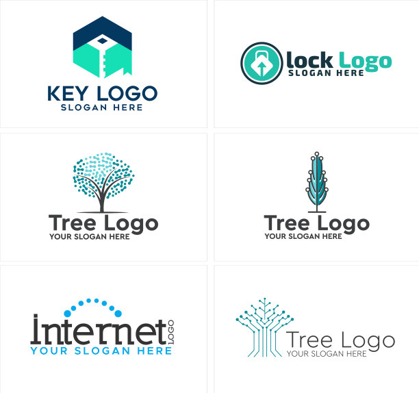 一套科技互联网树电路板图片下载