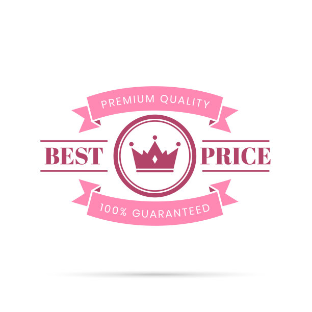 时髦的粉红色徽章-最好的价格，优质的质量，100%保证图片下载