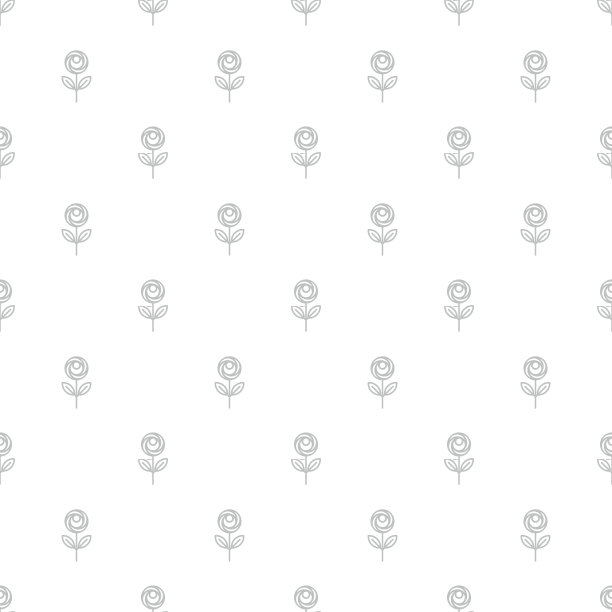 玫瑰无缝模式图片下载