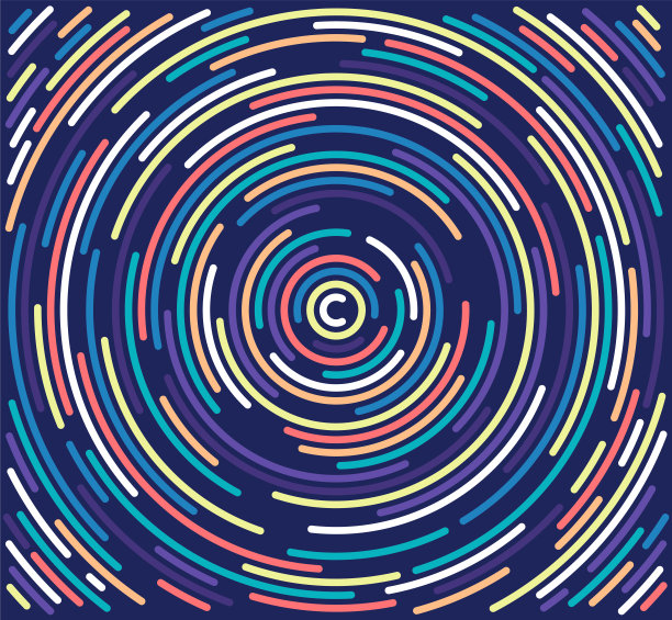 版权符号和最小背景插图图片下载