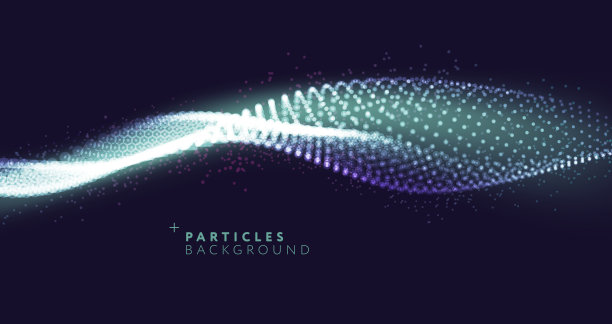 抽象粒子背景与复制空间图片下载
