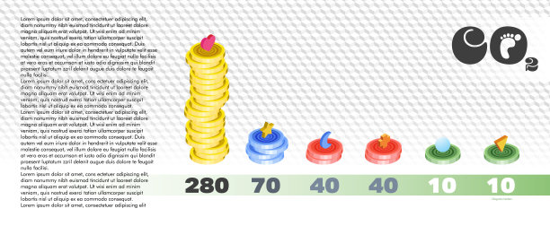 加密货币碳足迹条形图-加密货币信息图元素图片下载