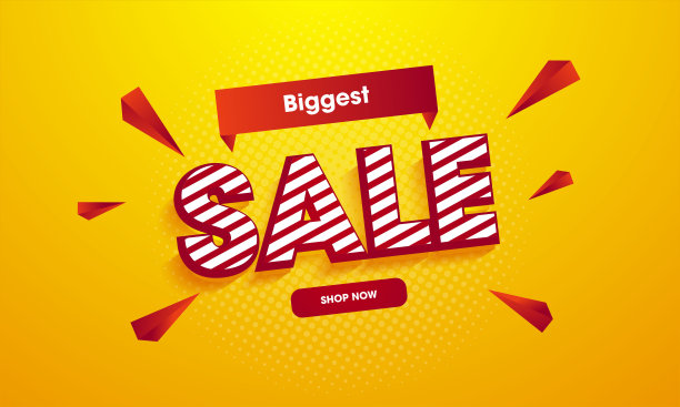 大减价节日旗帜库存插图图片下载