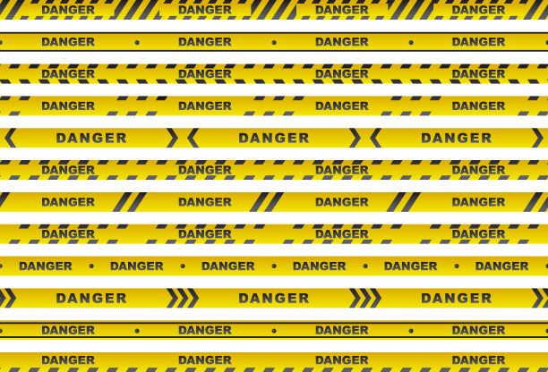 警告条纹图片下载