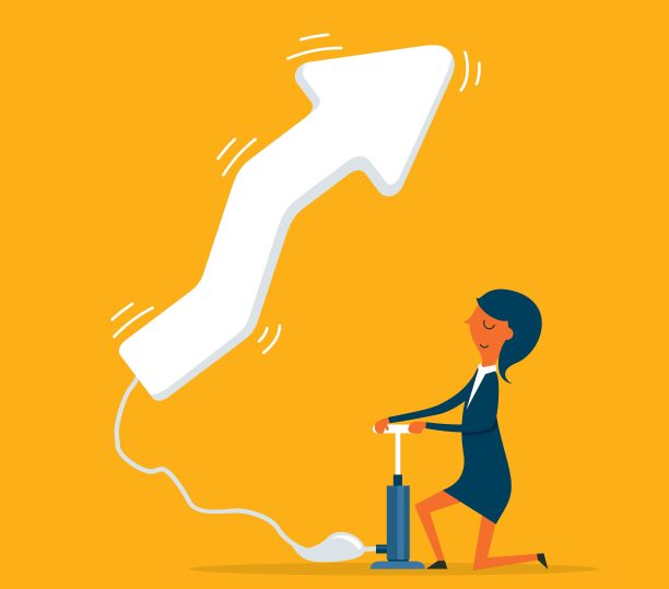 往上爬——女商人图片下载