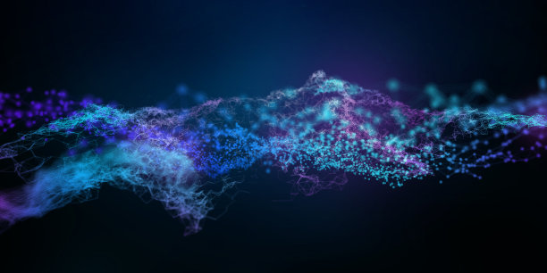 抽象粒子背景与复制空间图片下载