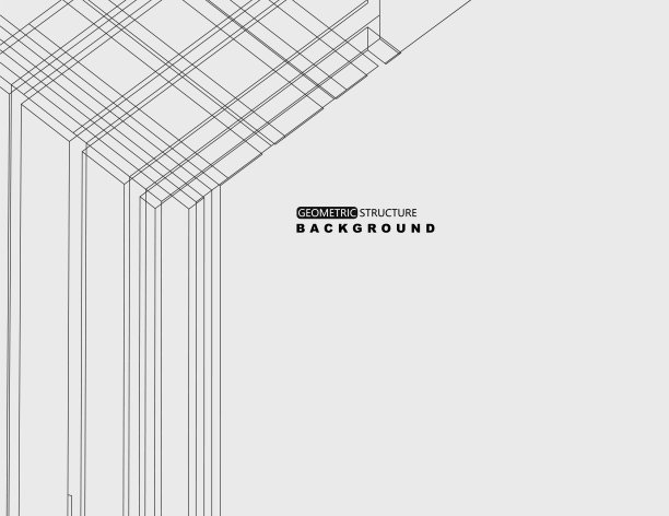 几何结构素描线条图案背景图片下载