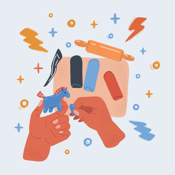 用橡皮泥做的马图片下载