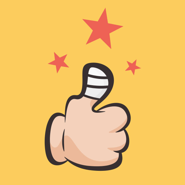 像按钮设计一样竖起大拇指图片下载