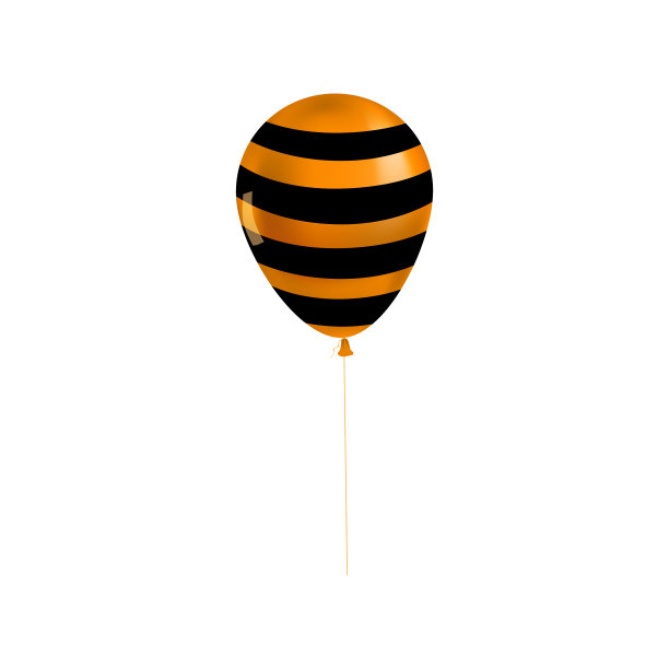 万圣节气球三维现实眼睛图标符号图片下载