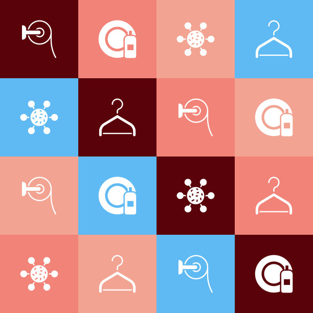 设置波普艺术厕纸卷洗碗瓶图片下载