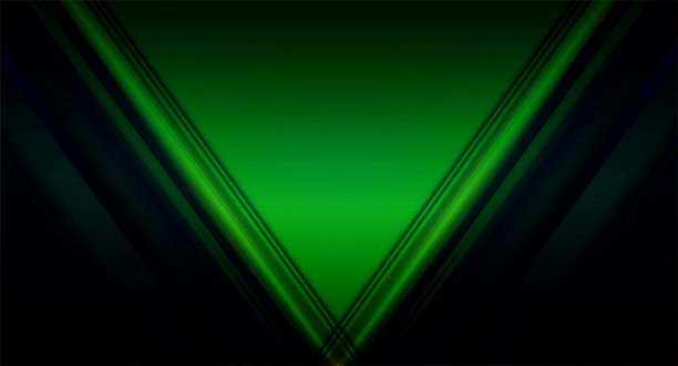 抽象的绿色和黑色配合金属背景。图片下载