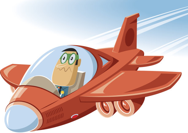 卡通飞机图片下载