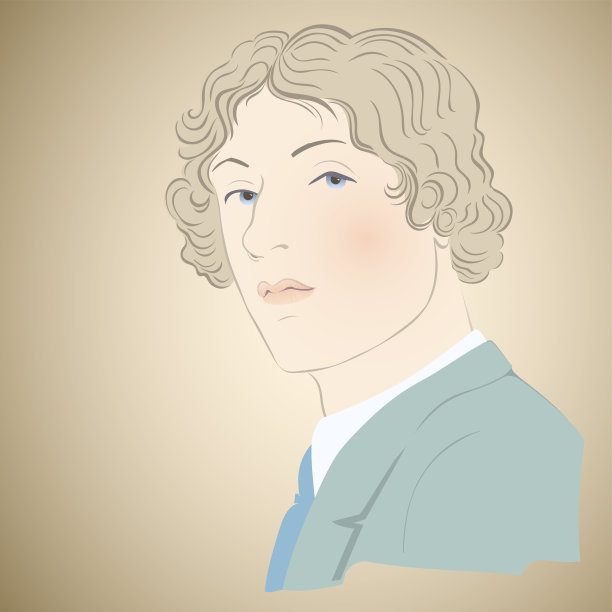 一个穿着现代西装的年轻人的时尚肖像图片下载