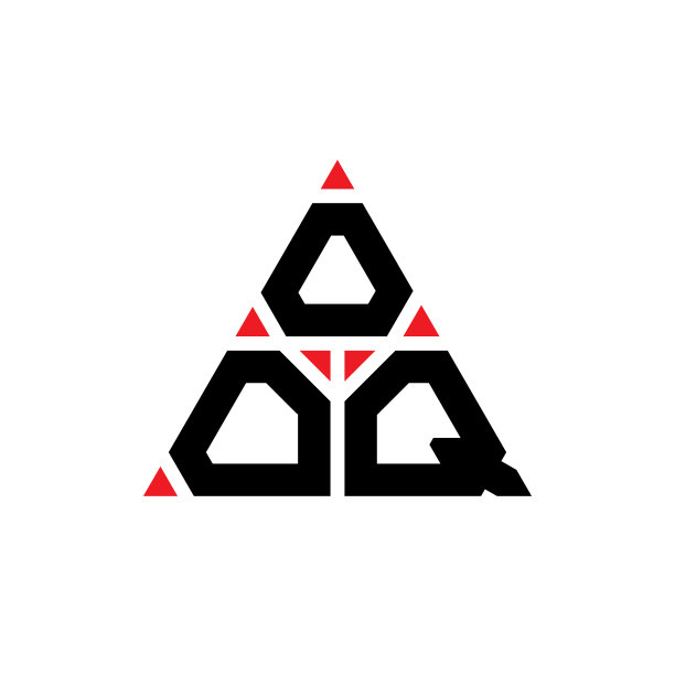 Ooq三角形字母标志设计用三角形图片下载