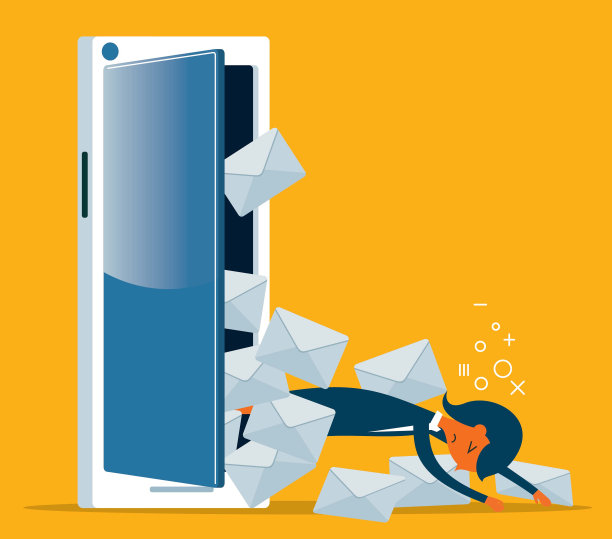 信息超载——女商人图片下载