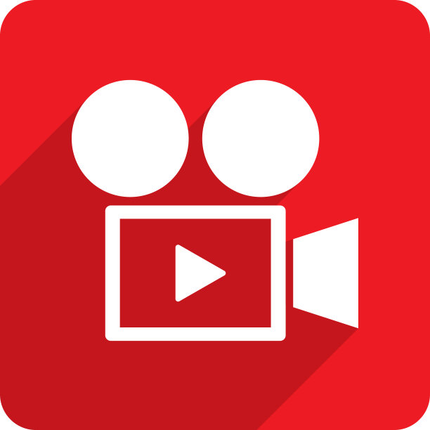 电影相机图标剪影2图片下载