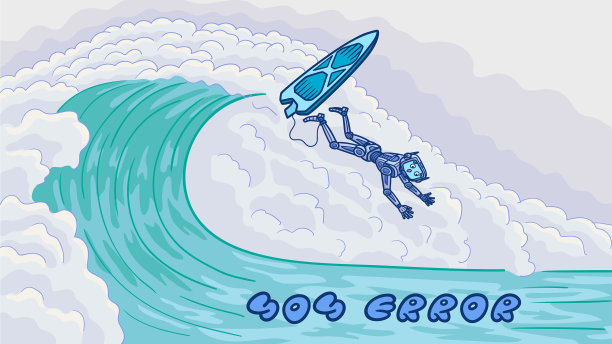 模板的网页错误404机器人图片下载