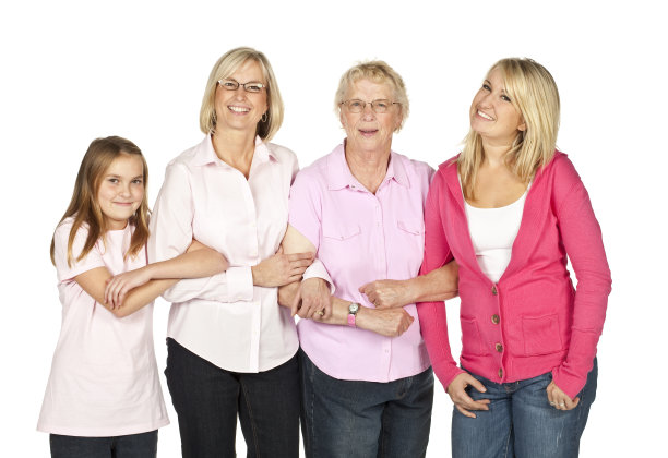 四代金发女人被隔离在白人身上。图片下载