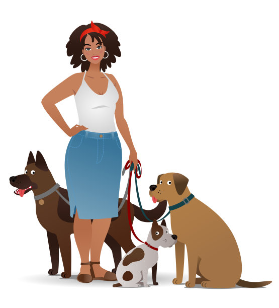 遛狗图片下载