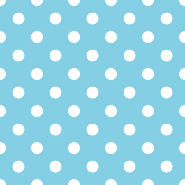 淡蓝色背景上无缝圆点图案图片下载