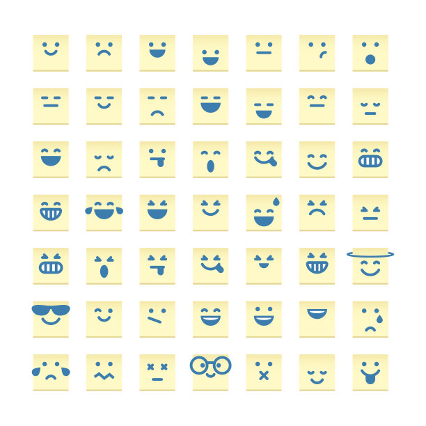 表情包在便签纸上图片下载