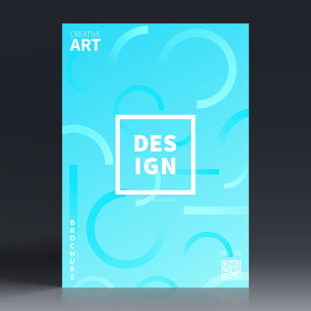 宣传册模板布局，蓝色封面设计，企业年度报告，传单，杂志图片下载