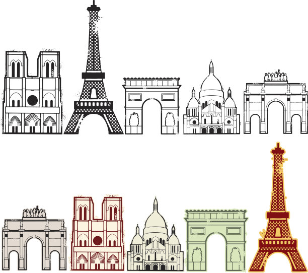 巴黎城市风光图片下载