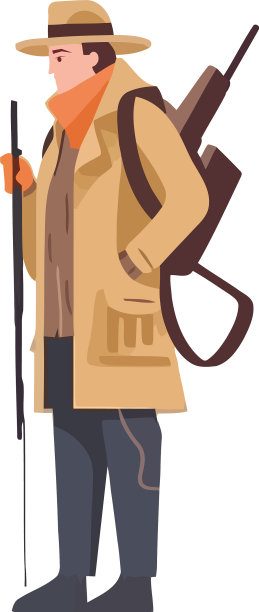 一个人背着背包在大自然中徒步旅行图片下载