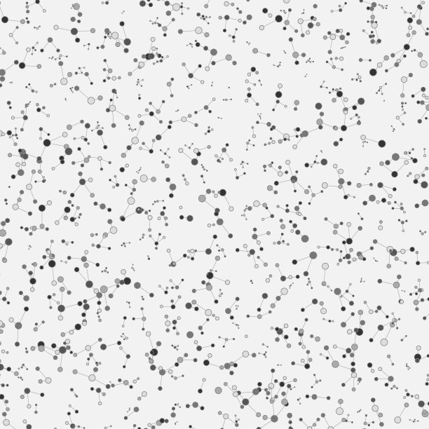 各种分子，原子都有轮廓图片下载