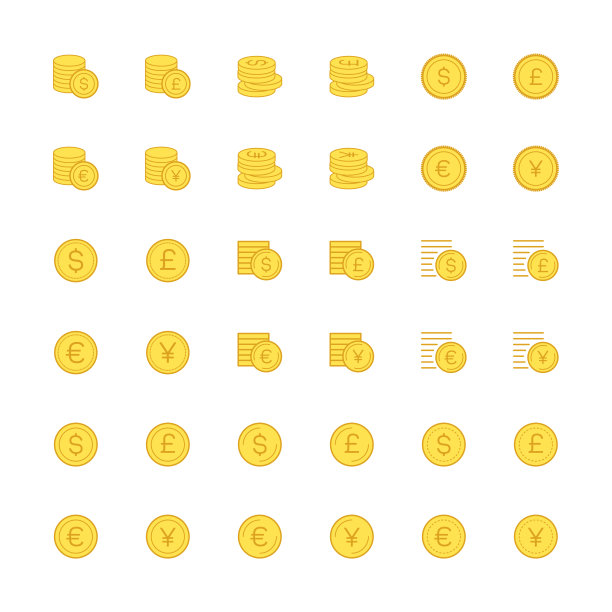 硬币图标图片下载