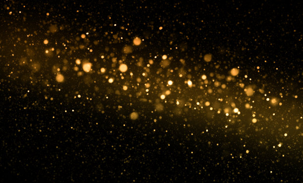 闪烁散焦灯光抽象背景与复制空间图片下载