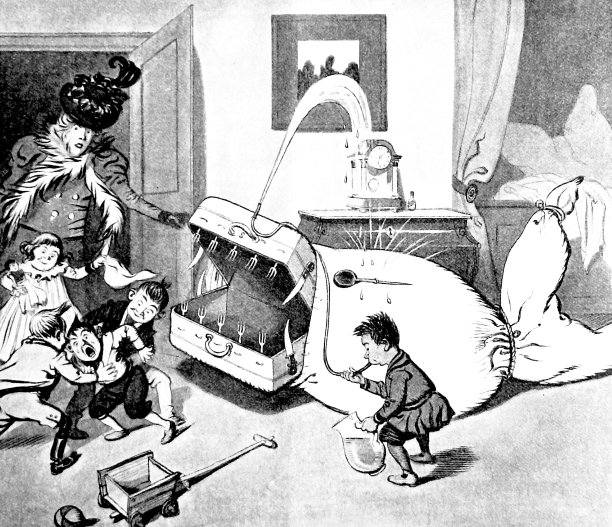 孩子们在客厅玩尼斯湖图片下载