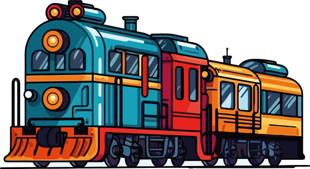 蒸汽机车在铁轨上飞驰图片下载