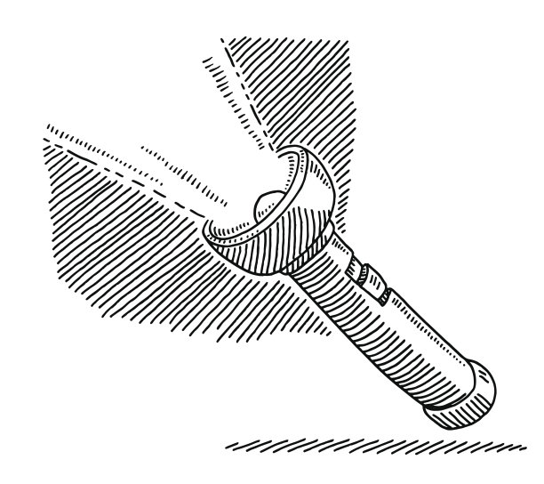照明野营手电筒画图片下载