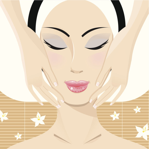 面部按摩图片下载