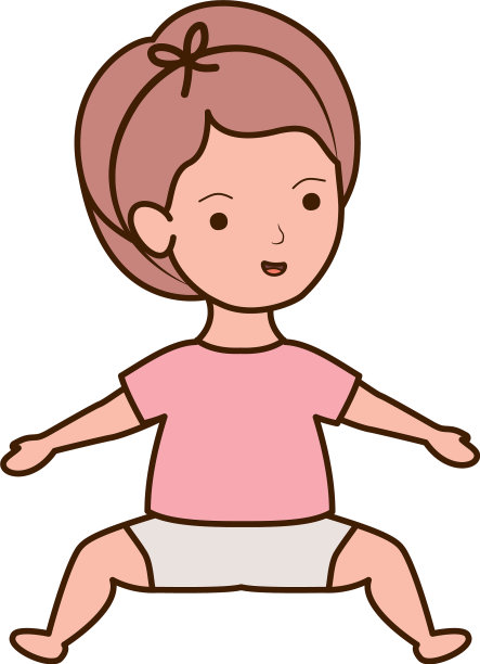 孤立女婴设计图片下载