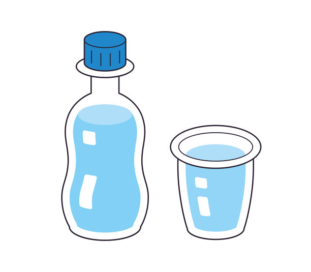 水瓶、杯子或玻璃杯图片下载