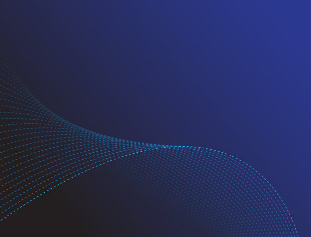 矢量蓝色曲线粒子背景图片下载