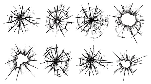 破碎的玻璃图片下载