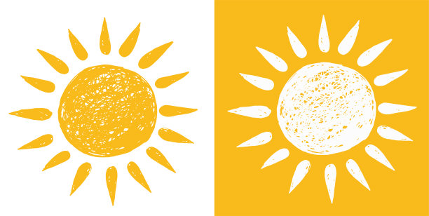 儿童绘图太阳绘图插图图片下载