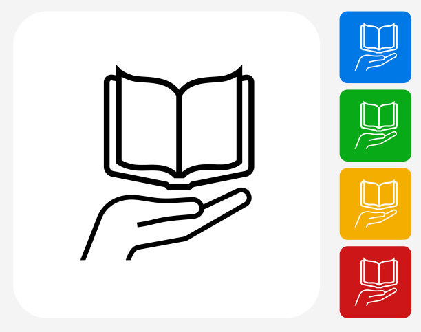 商务人士图标方形按钮组图片下载