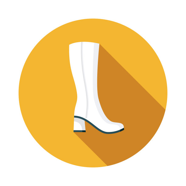 Go Go靴子鞋子平面设计图标图标图片下载