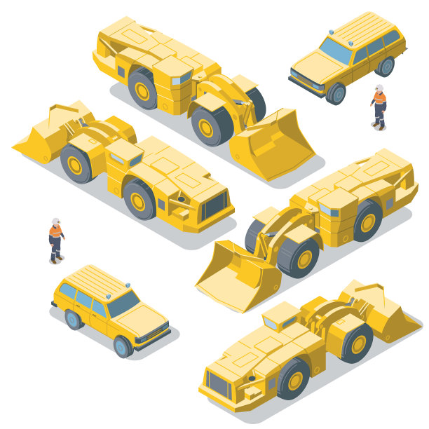 地下挖掘机(等距)图片下载