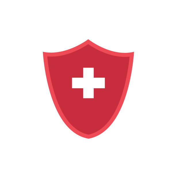 医疗保健图标在平面设计风格图片下载