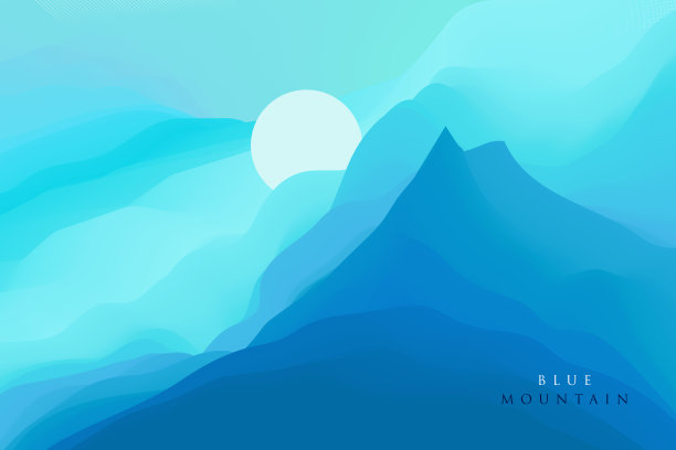 山的风景。多山的地形。图片下载