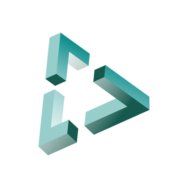 不可能的彭罗斯三角形设计图片下载