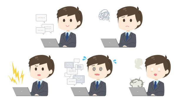 一个人的插图图片下载