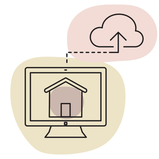 带有可编辑笔触的主页线图标图片下载
