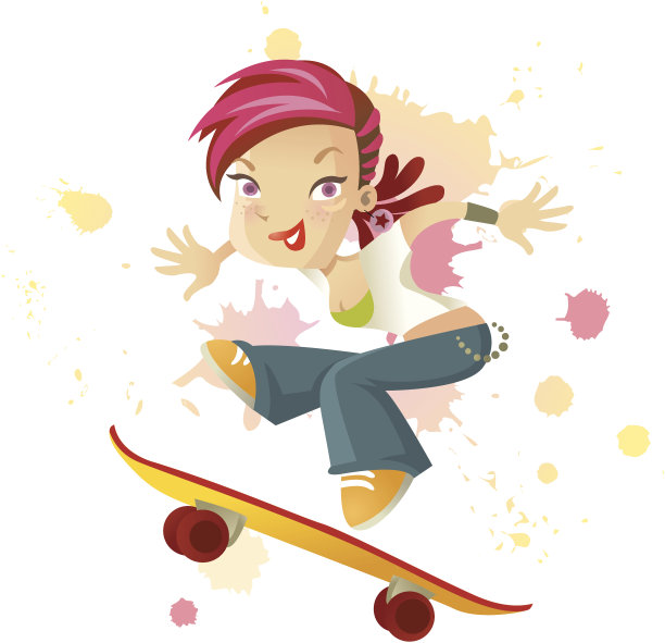 很酷的寄宿生(女)图片下载